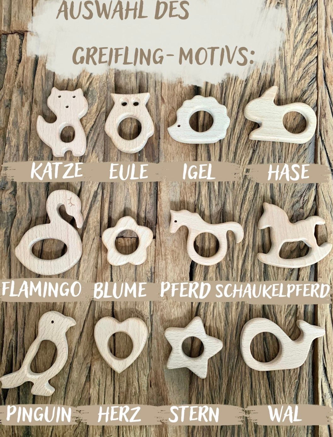 Greifling mit Namen für Jungen und Mädchen