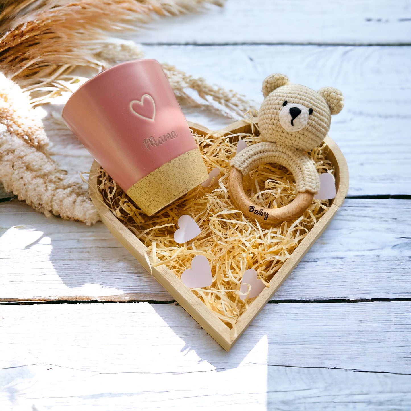 Geschenk zur Geburt für Mama und Baby