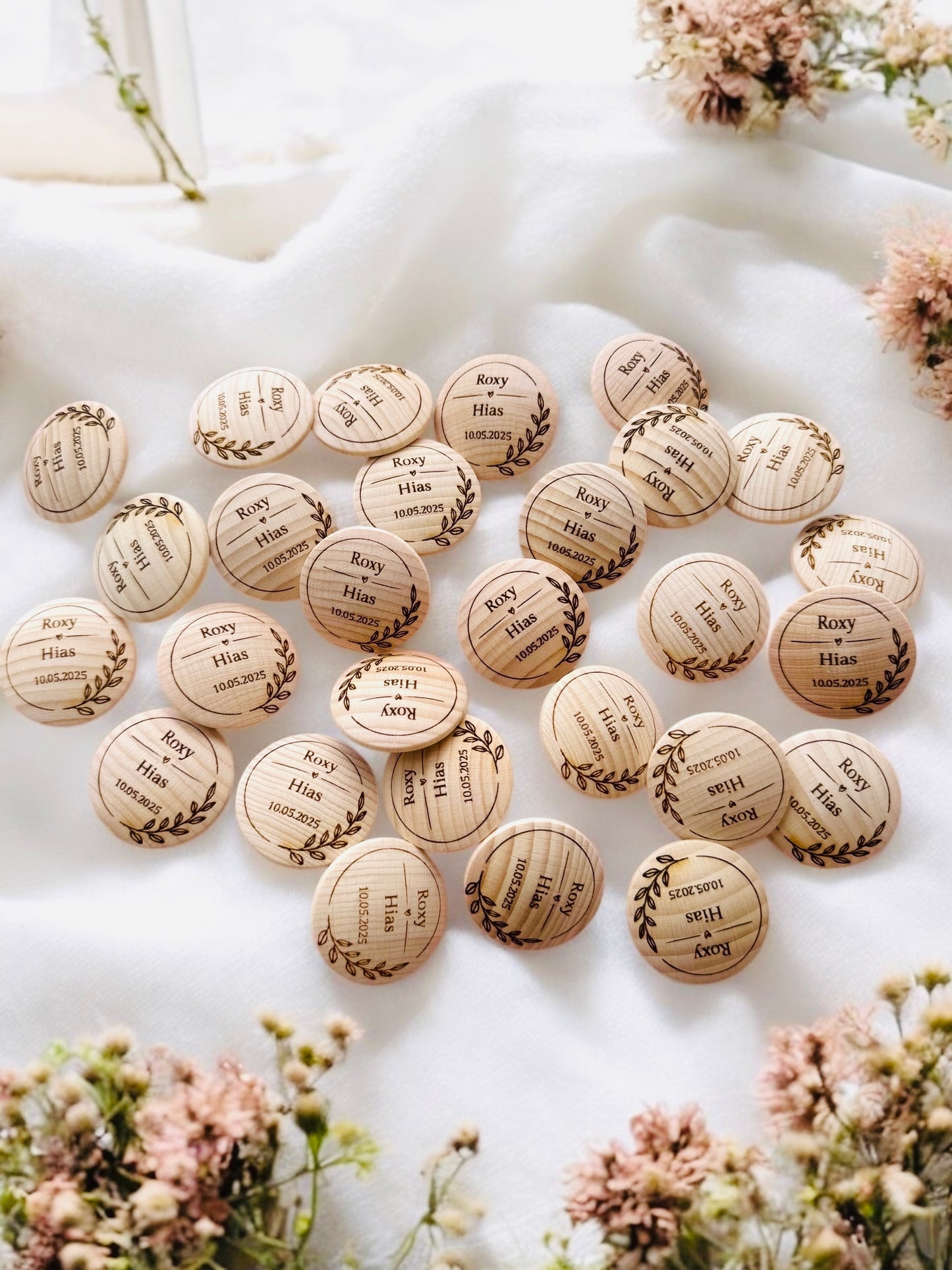 Hochzeitsanstecker für Gäste