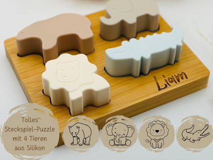 Steckspiel Baby, Montessori Puzzle